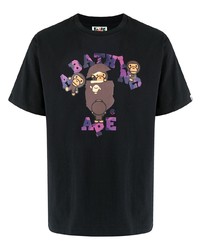 A Bathing Ape Logo Print T Shirt