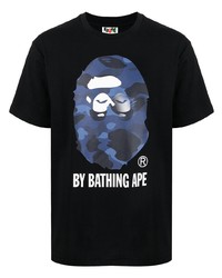 A Bathing Ape Logo Print T Shirt