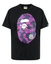 A Bathing Ape Logo Print T Shirt