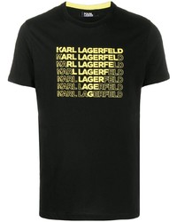 Karl Lagerfeld Logo Print T Shirt