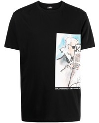 Karl Lagerfeld Logo Print T Shirt