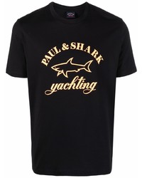 Paul & Shark Logo Print T Shirt