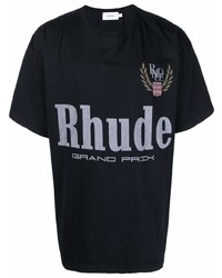 Rhude Logo Print T Shirt