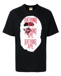 A Bathing Ape Logo Print T Shirt