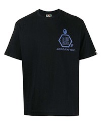 A Bathing Ape Logo Print T Shirt