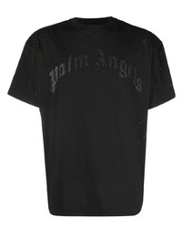 Palm Angels Logo Print T Shirt