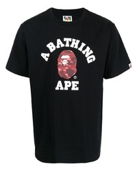 A Bathing Ape Logo Print T Shirt