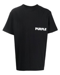 purple brand Logo Print T Shirt