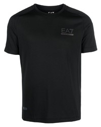Ea7 Emporio Armani Logo Print T Shirt