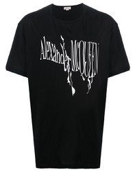 Alexander McQueen Logo Print T Shirt