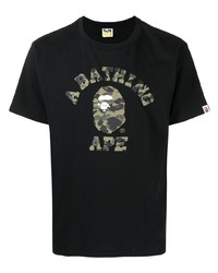 A Bathing Ape Logo Print T Shirt