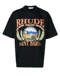 Rhude Logo Print T Shirt