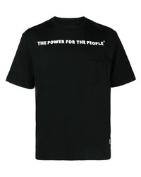 The Power for the People Logo Print T Shirt