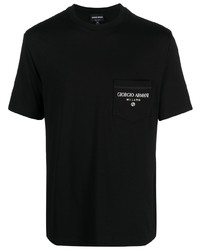 Giorgio Armani Logo Print T Shirt