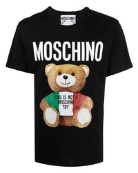 Moschino Logo Print Teddy Motif T Shirt