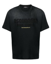 DSQUARED2 Logo Print Washed T Shirt