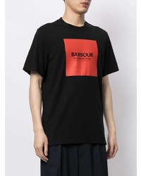 Barbour Logo Printed T Shirt
