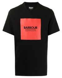 Barbour Logo Printed T Shirt