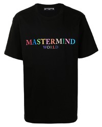 Mastermind World Logo Skull Print Cotton T Shirt
