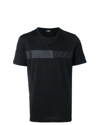 Fendi Logo Strip T Shirt
