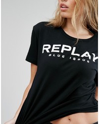 Replay Logo T Shirt