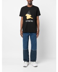 Iceberg Looney Tunes Logo Print T Shirt