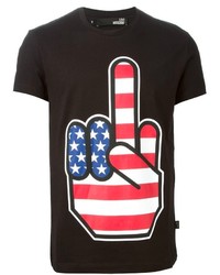 Love Moschino Middle Finger Print T Shirt