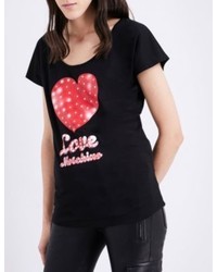 Love Moschino Love Print Jersey T Shirt