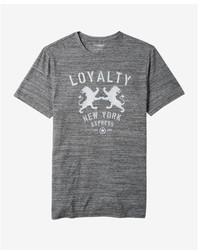 Express Loyalty Lions Crew Neck Graphic Tee