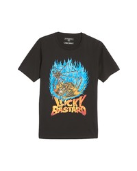 Cult of Individuality Lucky Spider Graphic Tee In Black At Nordstrom