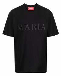 032c Maria Slogan Print Organic Cotton T Shirt