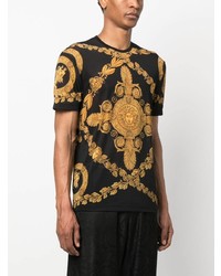 Versace Maschera Baroque Print T Shirt