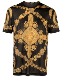 Versace Maschera Baroque Print T Shirt