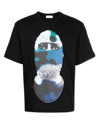 Ih Nom Uh Nit Mask Print Short Sleeved T Shirt