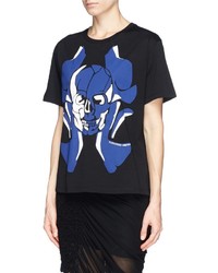 Alexander McQueen Matisse Skull Print T Shirt