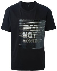 McQ by Alexander McQueen Mcq Alexander Mcqueen Mcq Not Mcqueen Print T Shirt
