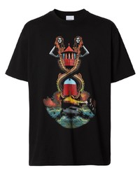 Burberry Mermaid Print Oversized T Shirt