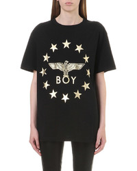 Boy London Metallic Globe Star Eagle T Shirt
