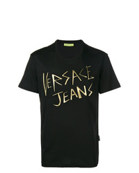 Versace Jeans Metallic Logo Detail T Shirt