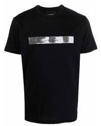 John Richmond Metallic Logo Print T Shirt