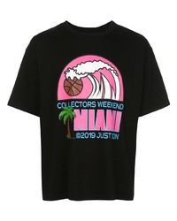 Just Don Miami Print T Shirt