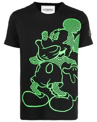 Iceberg Mickey Mouse Graphic T Shirt