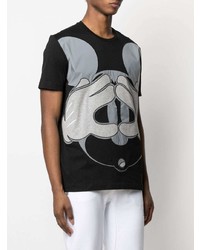 Iceberg Mickey Mouse Print T Shirt