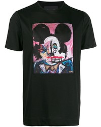 Limitato Mickey Mouse Print T Shirt
