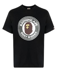 A Bathing Ape Milo Print Cotton T Shirt