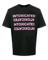 Intoxicated Mirror Logo Print T Shirt