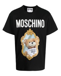 Moschino Mirror Teddy Logo T Shirt