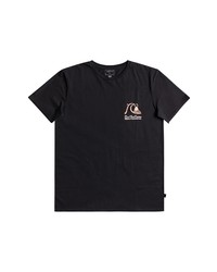 Quiksilver Modern Fit Keeping It Salty Graphic Tee In Black At Nordstrom