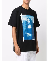 Off-White Monalisa Over Ss Tee Black Blue