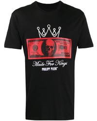 Philipp Plein Money Print T Shirt